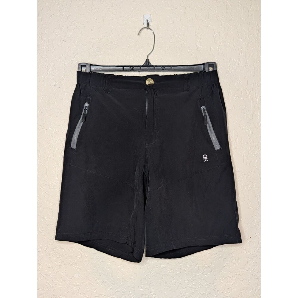 Little Donkey Andy Black Hiking Shorts Zipper Pockets Quick Dry Womens Medium M
